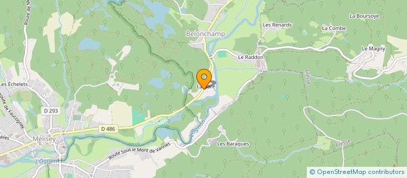 localisation de l'entreprise MADAME VERONIQUE BEUGLET  BELONCHAMP