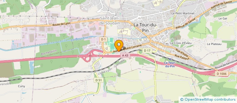 localisation de l'entreprise MADAME VERONIQUE BEYSSON  SAINT-JEAN-DE-SOUDAIN