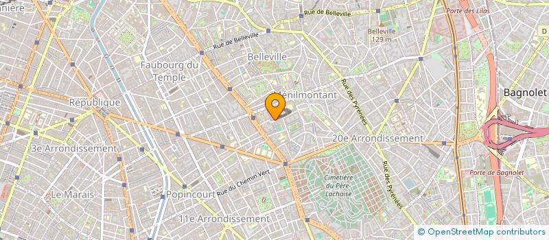 localisation de l'entreprise MADAME VERONIQUE BIGOT  PARIS