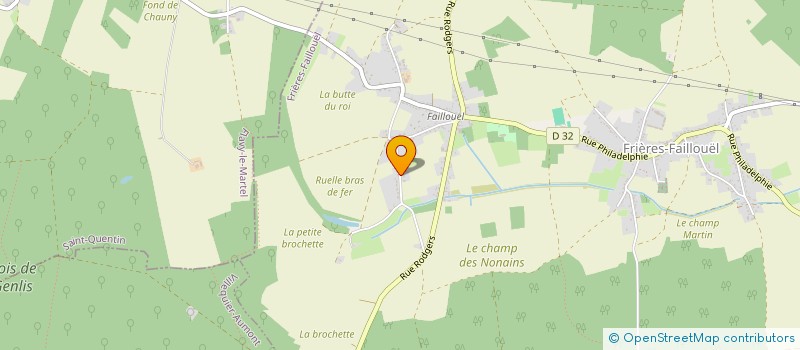 localisation de l'entreprise MADAME VERONIQUE BIGOT à FRIERES-FAILLOUEL