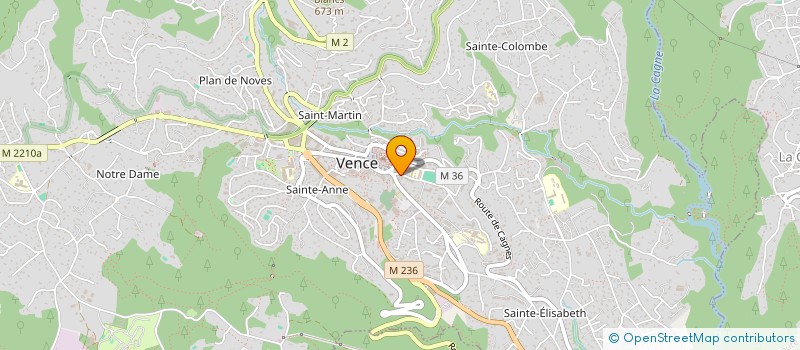 localisation de l'entreprise MADAME VERONIQUE BILLARD  VENCE