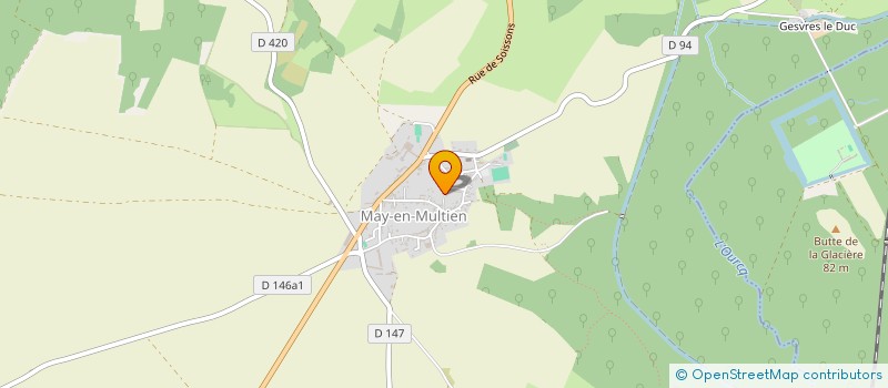 localisation de l'entreprise MADAME VERONIQUE BILLARD  MAY-EN-MULTIEN