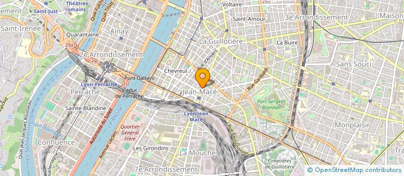localisation de l'entreprise MADAME VERONIQUE BILLIOUD à LYON