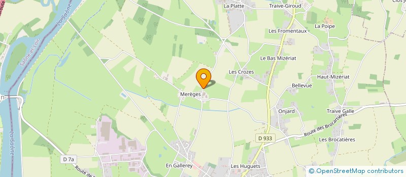 localisation de l'entreprise MADAME VERONIQUE BILLOTET à SAINT-DIDIER-SUR-CHALARONNE