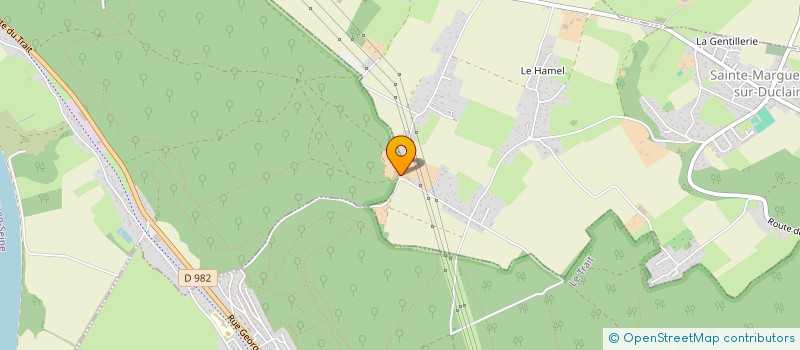localisation de l'entreprise MADAME VERONIQUE BINARD à SAINTE-MARGUERITE-SUR-DUCLAIR