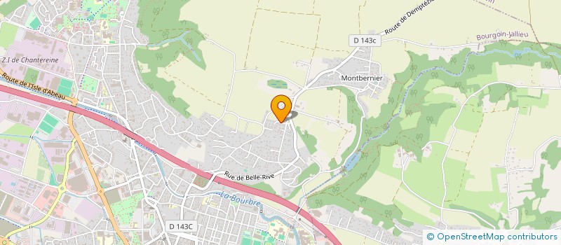 localisation de l'entreprise MADAME VERONIQUE BINET à BOURGOIN-JALLIEU