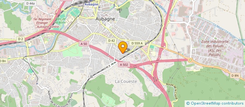 localisation de l'entreprise MADAME VERONIQUE BLAIN à AUBAGNE