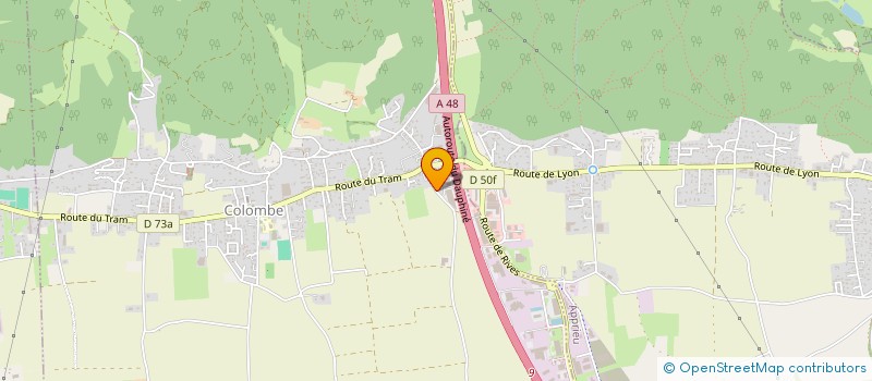 localisation de l'entreprise MADAME VERONIQUE BLANC  COLOMBE