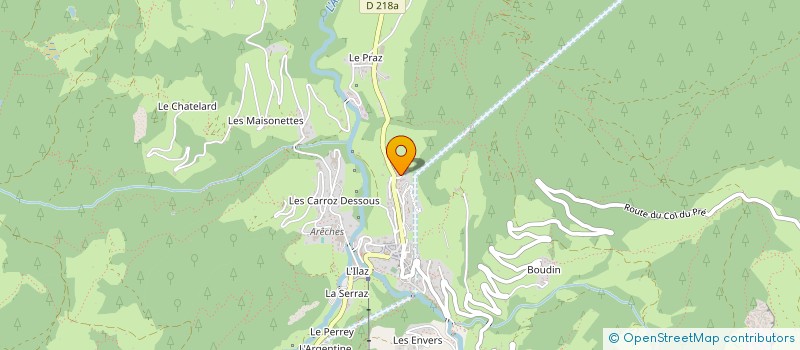localisation de l'entreprise MADAME VERONIQUE BLANC à BEAUFORT