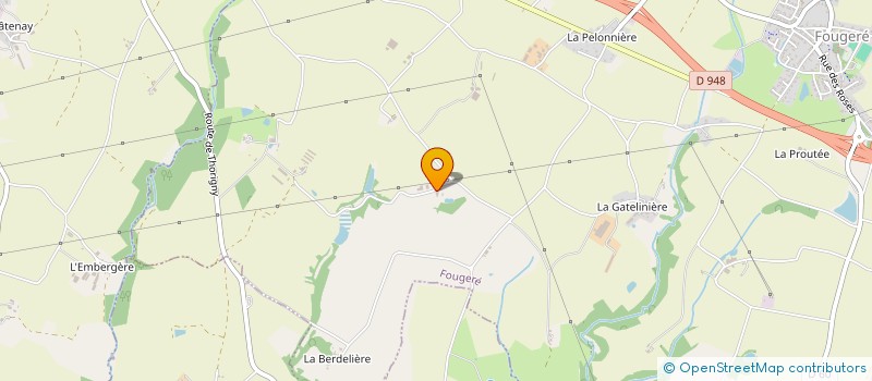 localisation de l'entreprise MADAME VERONIQUE BLANLOEIL à FOUGERE