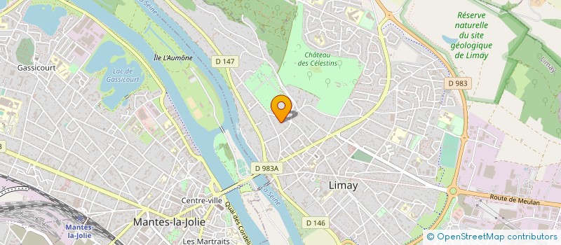 localisation de l'entreprise MADAME VERONIQUE BLIER  LIMAY