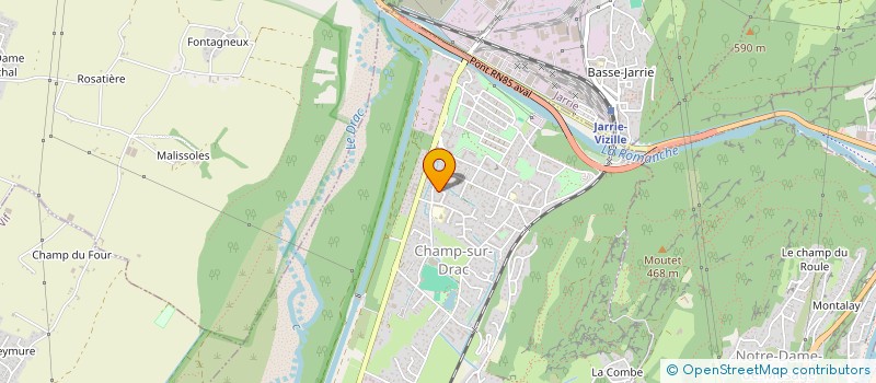 localisation de l'entreprise MADAME VERONIQUE BLOCH  CHAMP-SUR-DRAC