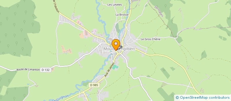 localisation de l'entreprise MADAME VERONIQUE BLONDEAU à MOULINS-ENGILBERT