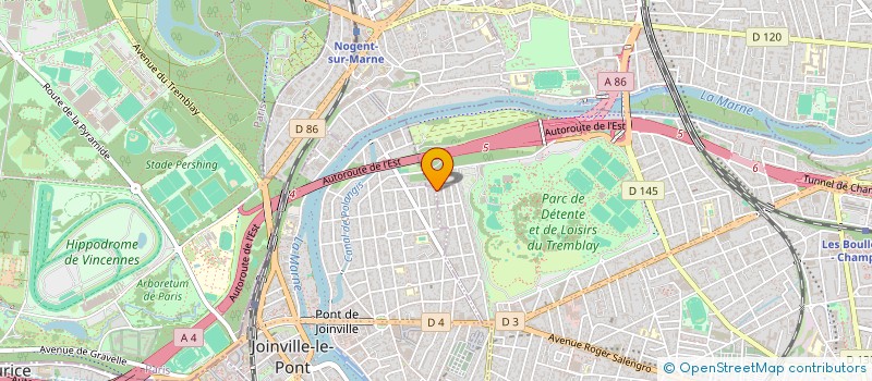 localisation de l'entreprise MADAME VERONIQUE BLOT  CHAMPIGNY-SUR-MARNE