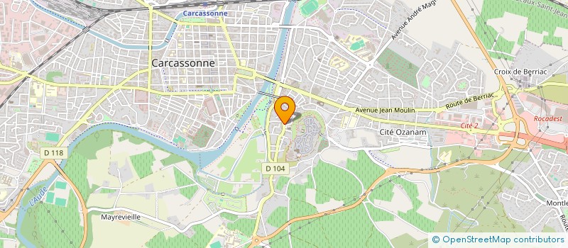 localisation de l'entreprise MADAME VERONIQUE BOCUZE à CARCASSONNE