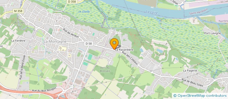 localisation de l'entreprise MADAME VERONIQUE BODINEAU  BOUGUENAIS