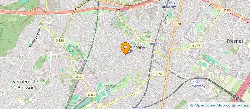 localisation de l'entreprise MADAME VERONIQUE BOILEAU à ANTONY