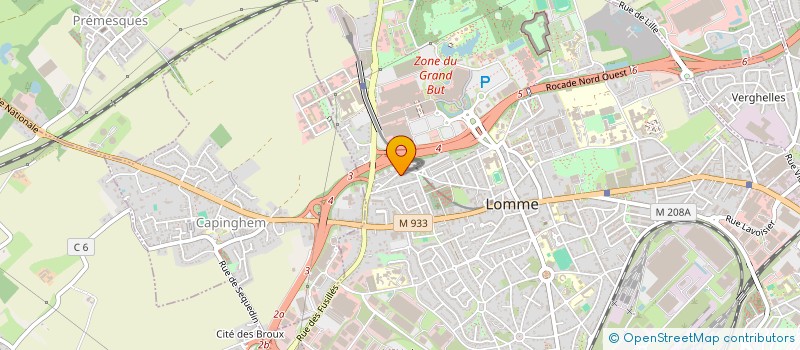 localisation de l'entreprise MADAME VERONIQUE BOIRET à LILLE
