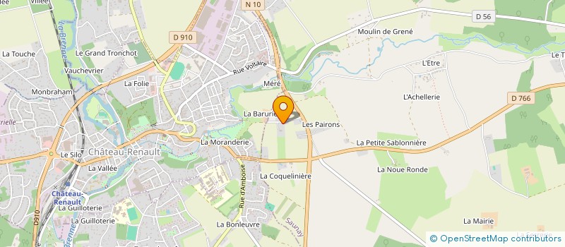 localisation de l'entreprise MADAME VERONIQUE BOISARD  SAUNAY