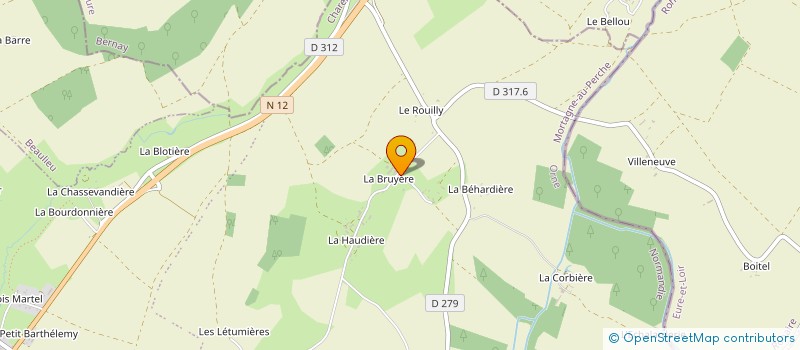 localisation de l'entreprise MADAME VERONIQUE BOITIERE à CHARENCEY