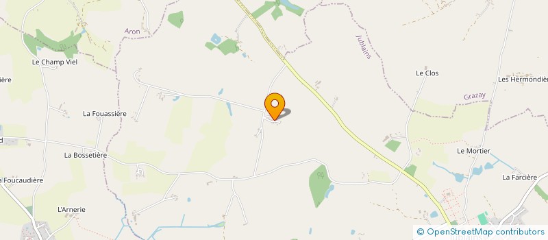 localisation de l'entreprise MADAME VERONIQUE BONDU  JUBLAINS