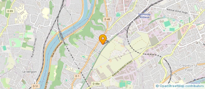 localisation de l'entreprise MADAME VERONIQUE BONFRE  CALUIRE-ET-CUIRE