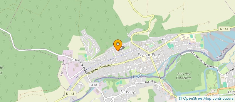 localisation de l'entreprise MADAME VERONIQUE BONHOMME  EZY-SUR-EURE