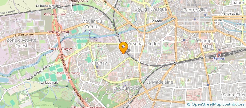 localisation de l'entreprise MADAME VERONIQUE BONNET  RENNES