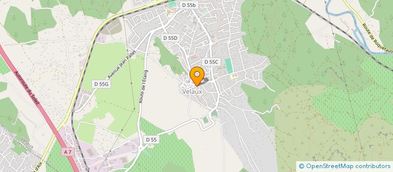 localisation de l'entreprise MADAME VERONIQUE BONNIN à VELAUX