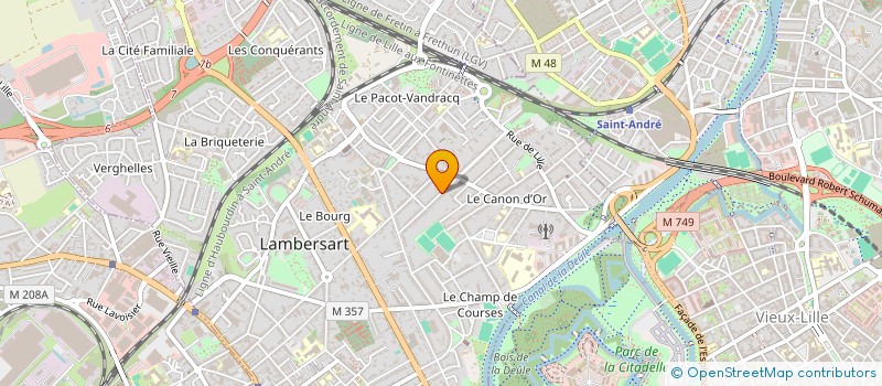 localisation de l'entreprise MADAME VERONIQUE BONPAIN à LAMBERSART