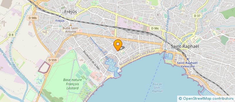 localisation de l'entreprise MADAME VERONIQUE BORDIER à FREJUS