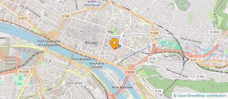 localisation de l'entreprise MADAME VERONIQUE BORNET à ROUEN