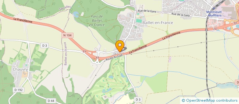 localisation de l'entreprise MADAME VERONIQUE BOUCHER  BAILLET-EN-FRANCE