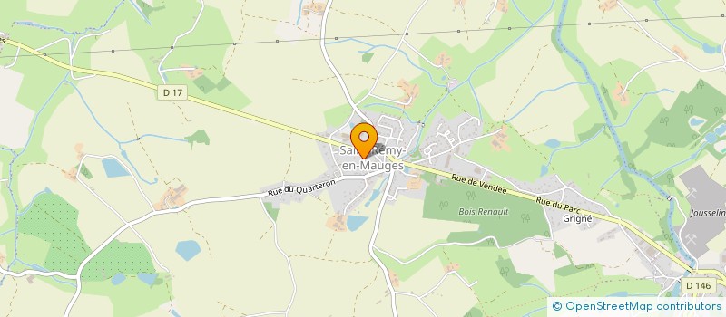 localisation de l'entreprise MADAME VERONIQUE BOUCHEREAU à MONTREVAULT-SUR-EVRE
