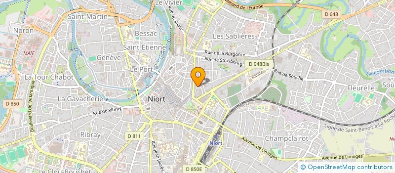 localisation de l'entreprise MADAME VERONIQUE BOUHELLEC à NIORT