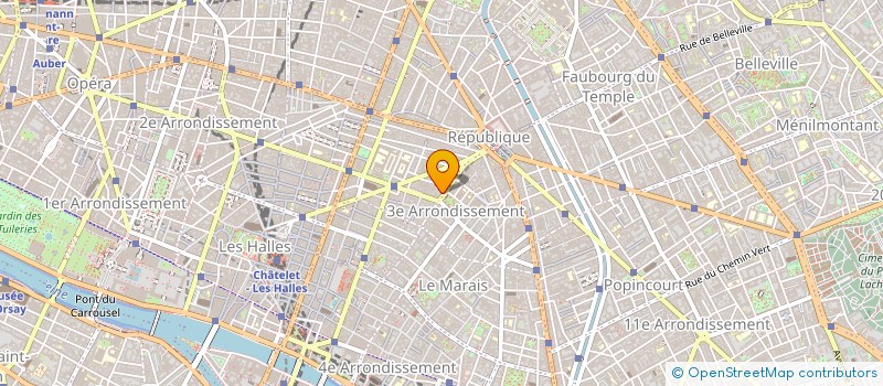 localisation de l'entreprise MADAME VERONIQUE BOUJEAT  PARIS