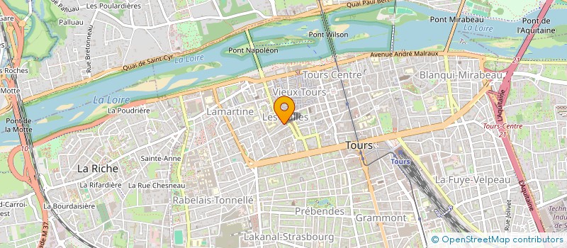 localisation de l'entreprise MADAME VERONIQUE BOULAS  TOURS