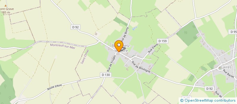 localisation de l'entreprise MADAME VERONIQUE BOULIN  BEAUMETZ-LES-AIRE