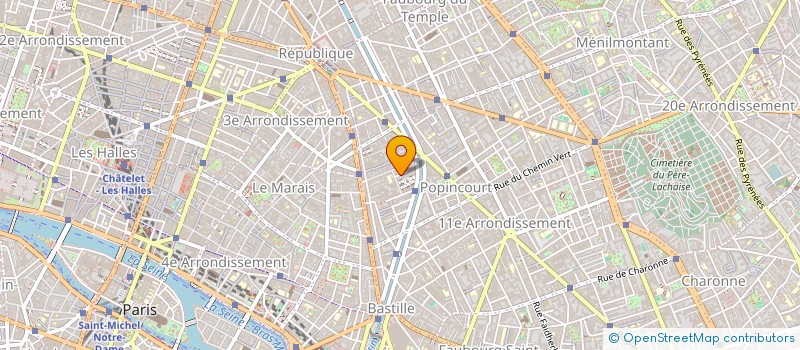 localisation de l'entreprise MADAME VERONIQUE BOUR  PARIS