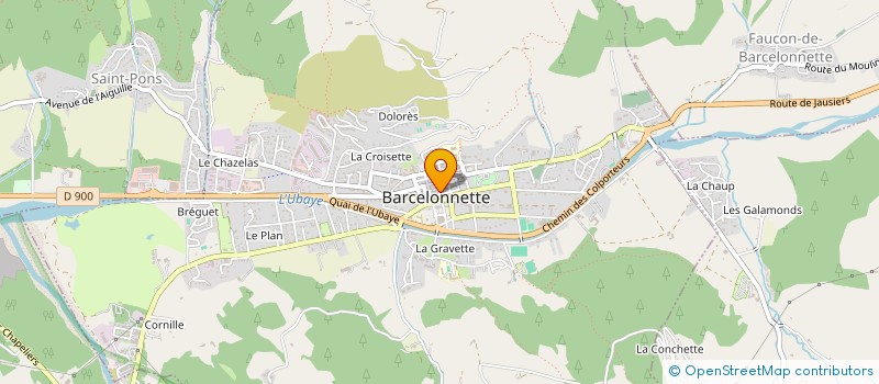 localisation de l'entreprise MADAME VERONIQUE BOURBIGNY à BARCELONNETTE