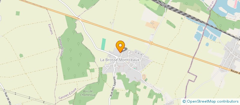 localisation de l'entreprise MADAME VERONIQUE BOURBIGOT  LA BROSSE-MONTCEAUX