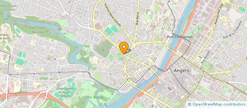 localisation de l'entreprise MADAME VERONIQUE BOURCEREAU à ANGERS