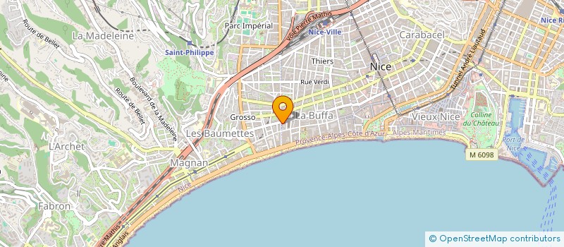 localisation de l'entreprise MADAME VERONIQUE BOUREZ à NICE