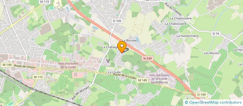 localisation de l'entreprise MADAME VERONIQUE BOURGOIS  HAUTE-GOULAINE