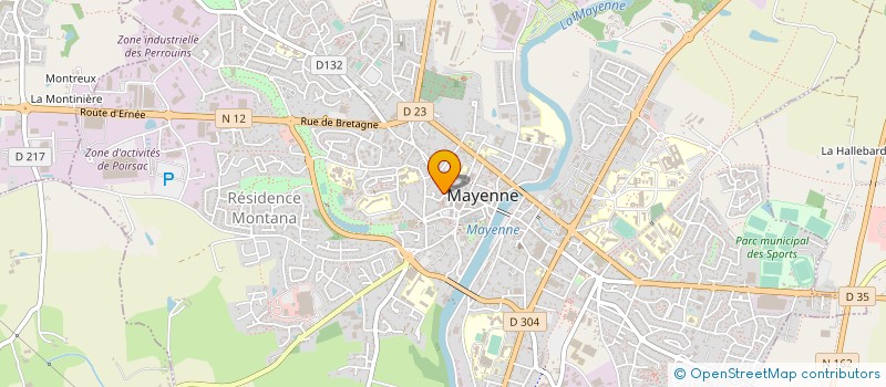 localisation de l'entreprise MADAME VERONIQUE BOUSSIN  MAYENNE