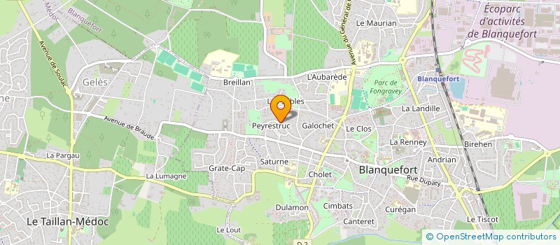 localisation de l'entreprise MADAME VERONIQUE BOUTARIC à BLANQUEFORT