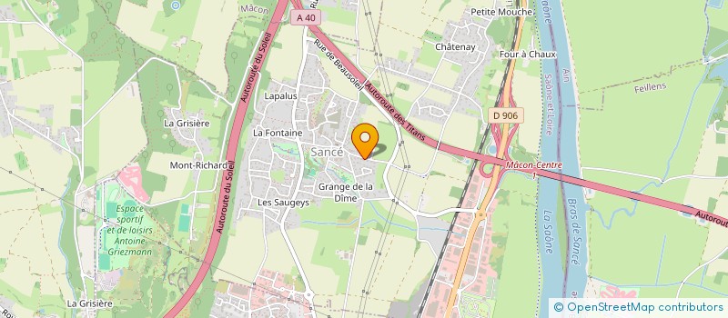 localisation de l'entreprise MADAME VERONIQUE BOUVIER  SANCE