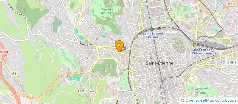 localisation de l'entreprise MADAME VERONIQUE BOYER  SAINT-ETIENNE