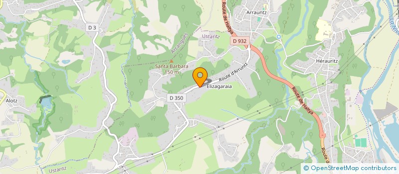 localisation de l'entreprise MADAME VERONIQUE BOYER  USTARITZ