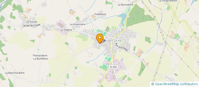 localisation de l'entreprise MADAME VERONIQUE BOYER à ATHIS-VAL DE ROUVRE
